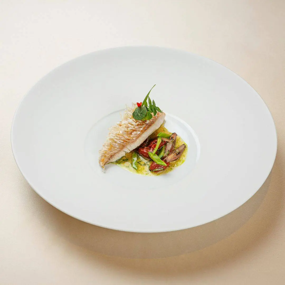 creation thumb for Atlantic Red Mullet | Tomato | Onion | Basil