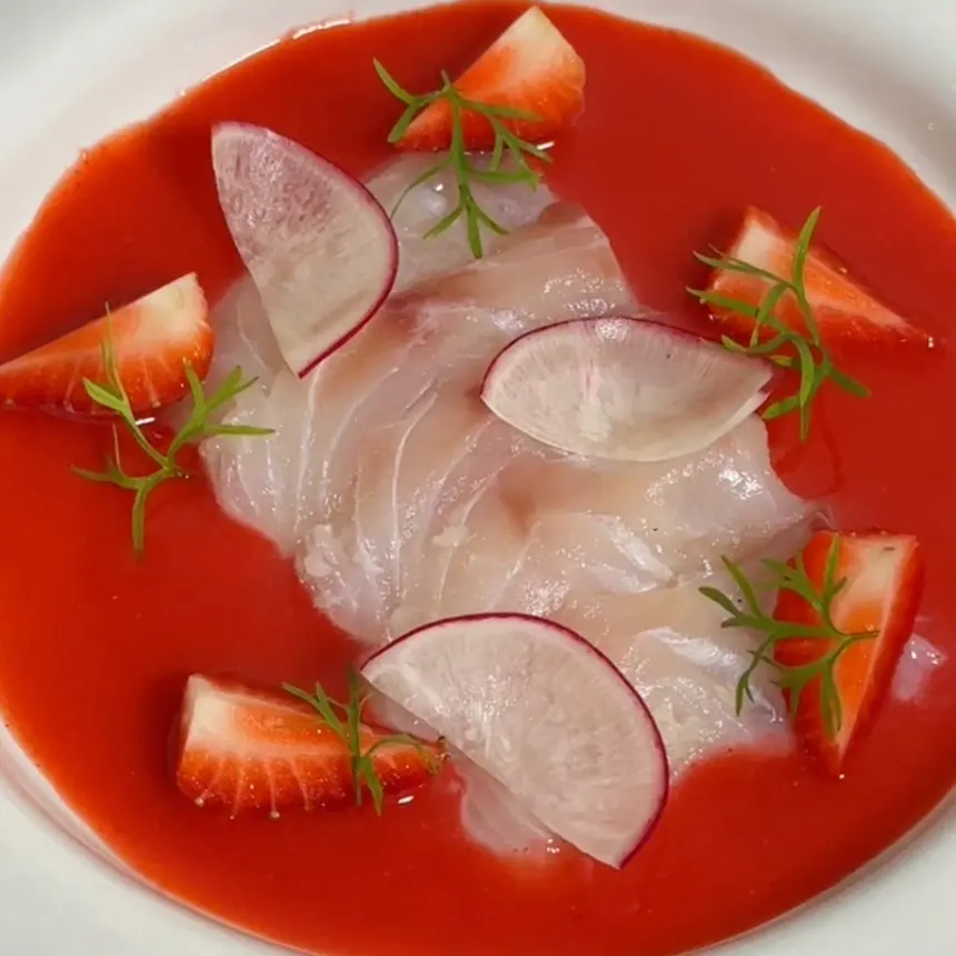 creation thumb for Vinaigrette aux Fraises et Piment