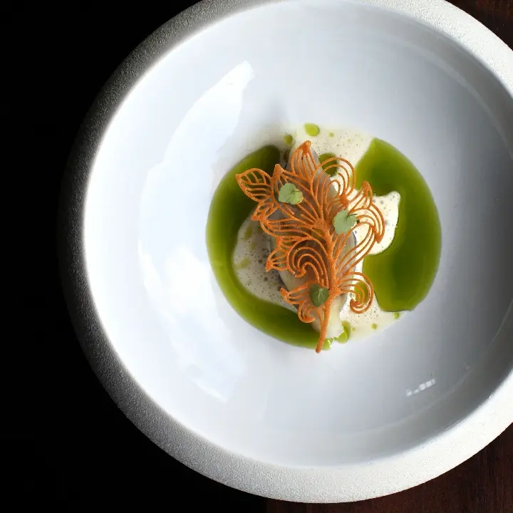 creation thumb for HAMACHI TARTAR / RETTICH/ ZITRONEN-SOJAMILCH/ESTRAGON 