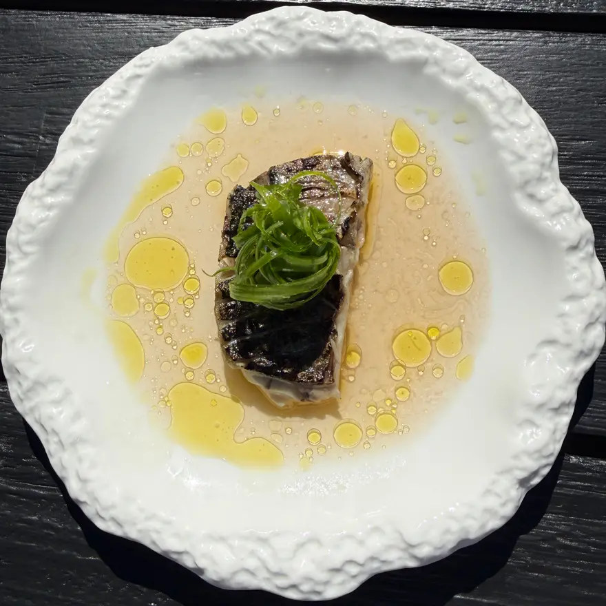 creation thumb for Grilled Mackerel with Dashi Vinaigrette