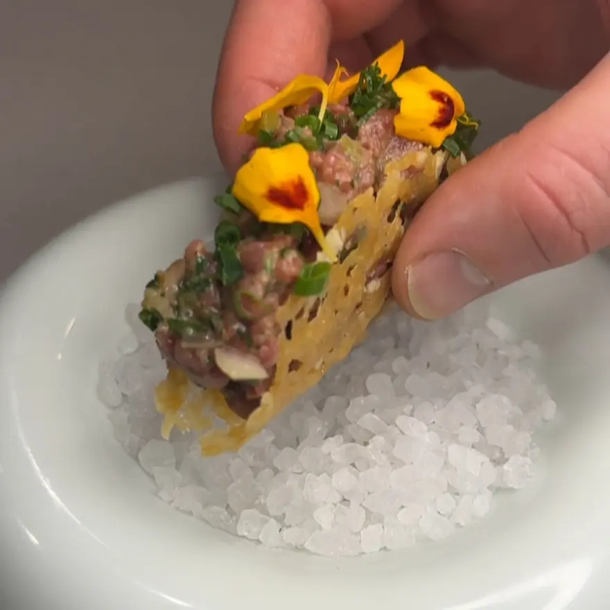 creation thumb for Wagyu Rindertatar Tacos