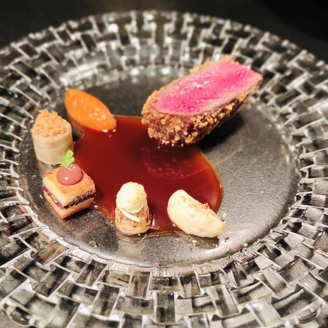 creation thumb for Local venison | Pointed cabbage | Kumquat confit