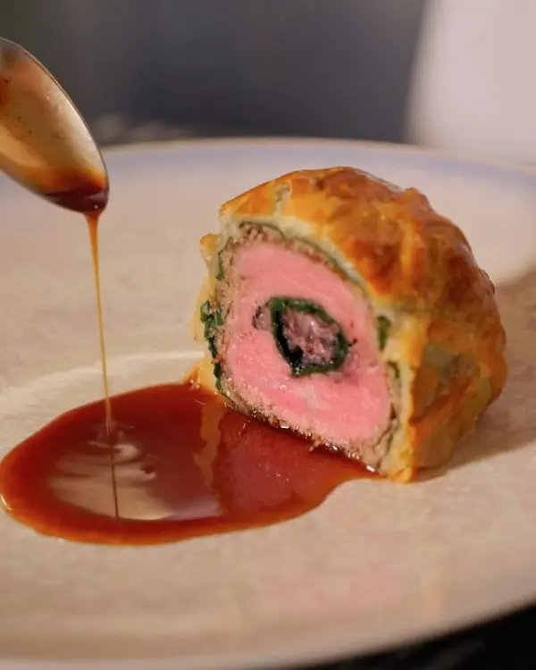creation thumb for #5 Wagyu Beef Wellington with Matsutake Duxelles