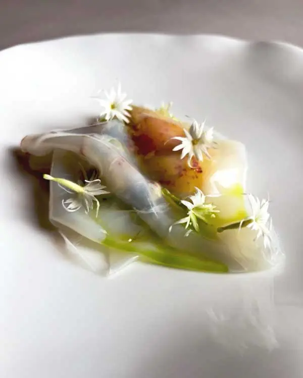 creation thumb for #5 Broad Beans with Chili Cream & Cuttlefish