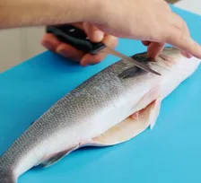 A whole round fish