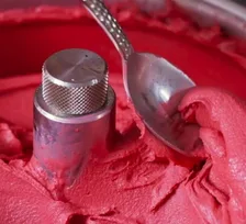 Beetroot and ricotta ice cream