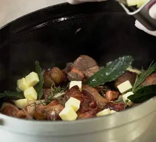 A pork jus