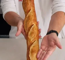 A sourdough baguette