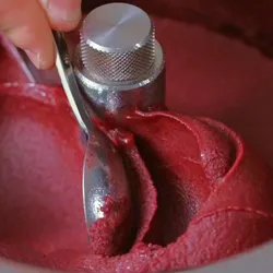 A blueberry and Port wine sorbet