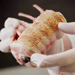 A stuffed suckling pig
