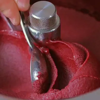A blueberry and Port wine sorbet