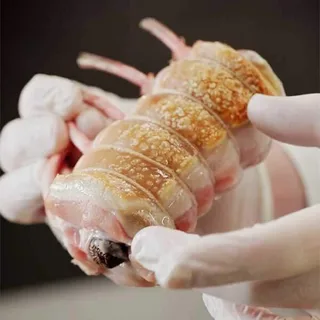 A stuffed suckling pig