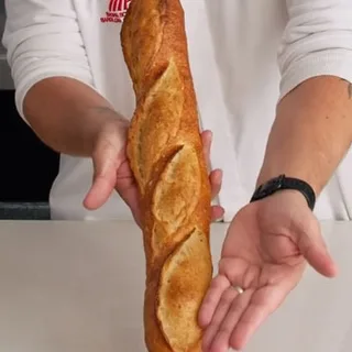 A sourdough baguette