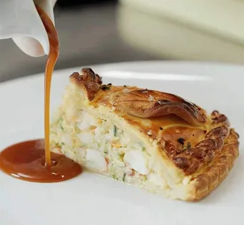 A lobster pithivier